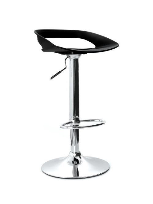 SILLA DE BAR GIRATORIA - DEX NEGRO