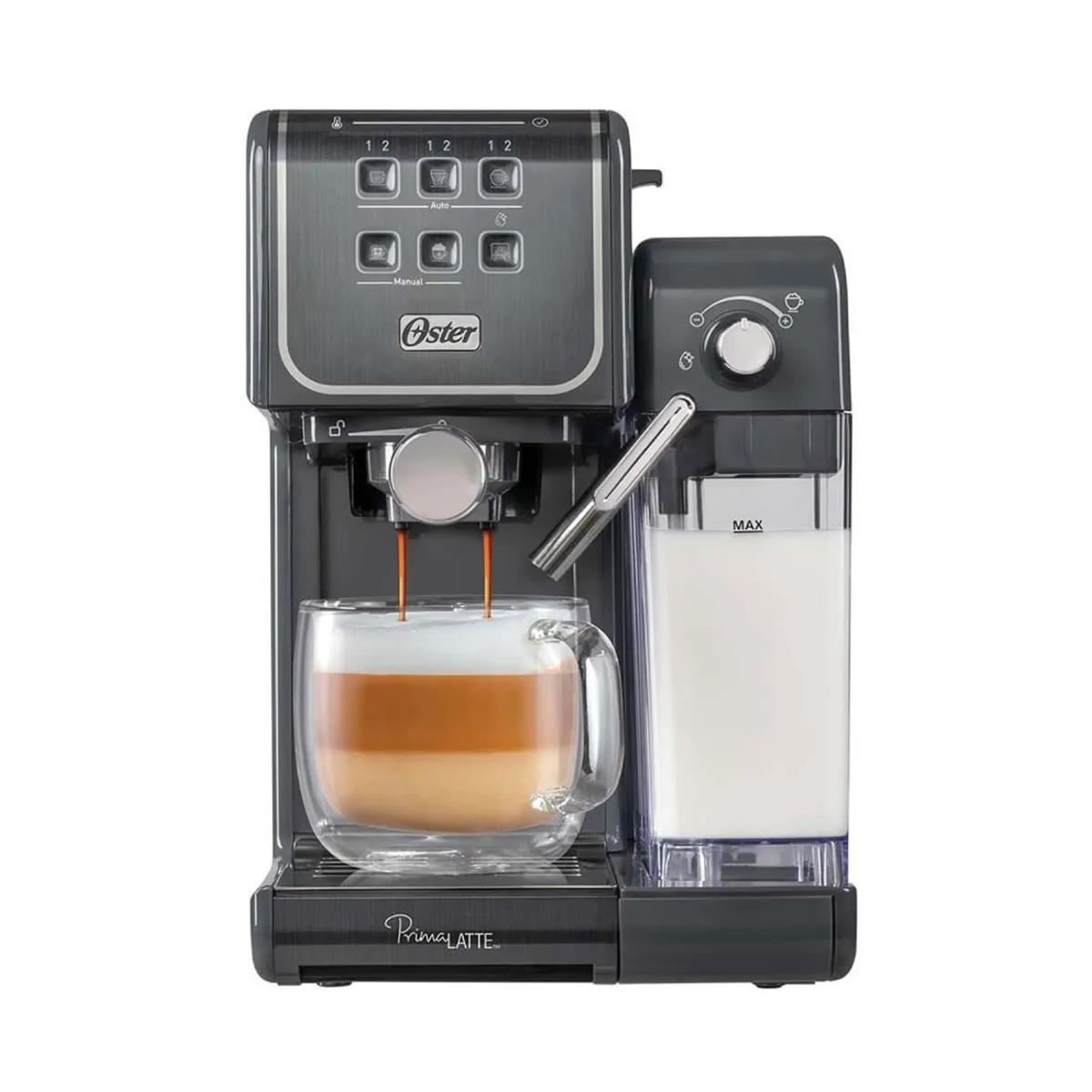 Cafetera Oster PrimaLatte Touch BVSTEM6801M Negro