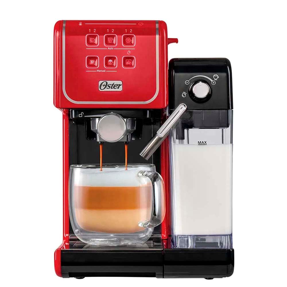 Cafetera Oster PrimaLatte Touch BVSTEM6801R Rojo