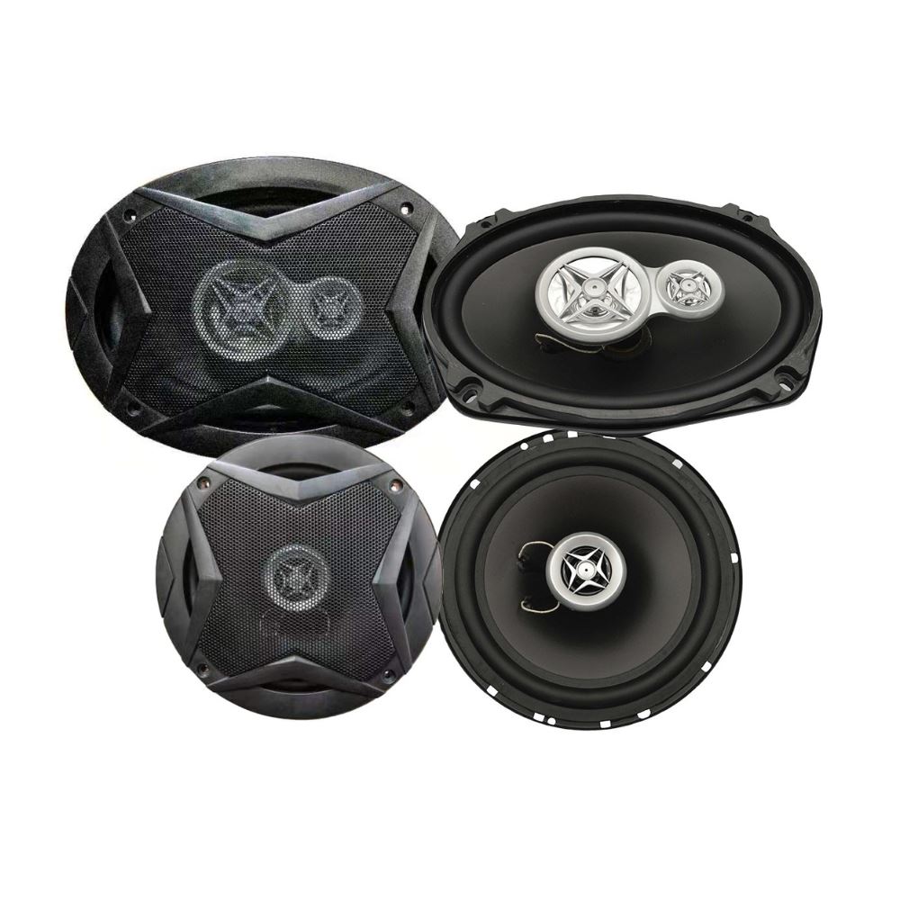 COMBO PARLANTES PARA AUTO 2VIAS 6X9 360W + 3VIAS 16CM 220W