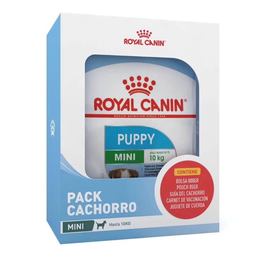 Pack Alimento Royal Canin SHN para Perros Mini Puppy 800gr