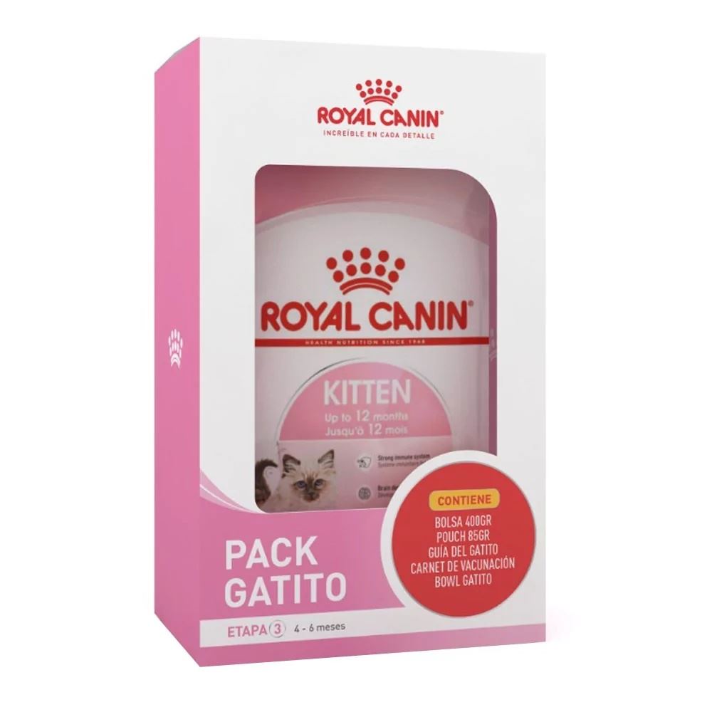 Pack Alimento Royal Canin FHN para Gatitos 400gr