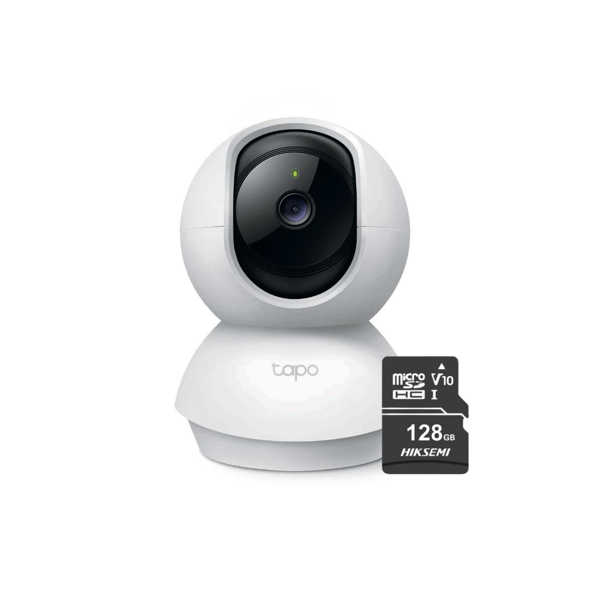 Cámara de Seguridad Wi-Fi 360º 2K Tapo C210 MicroSD 128GB - Tplink
