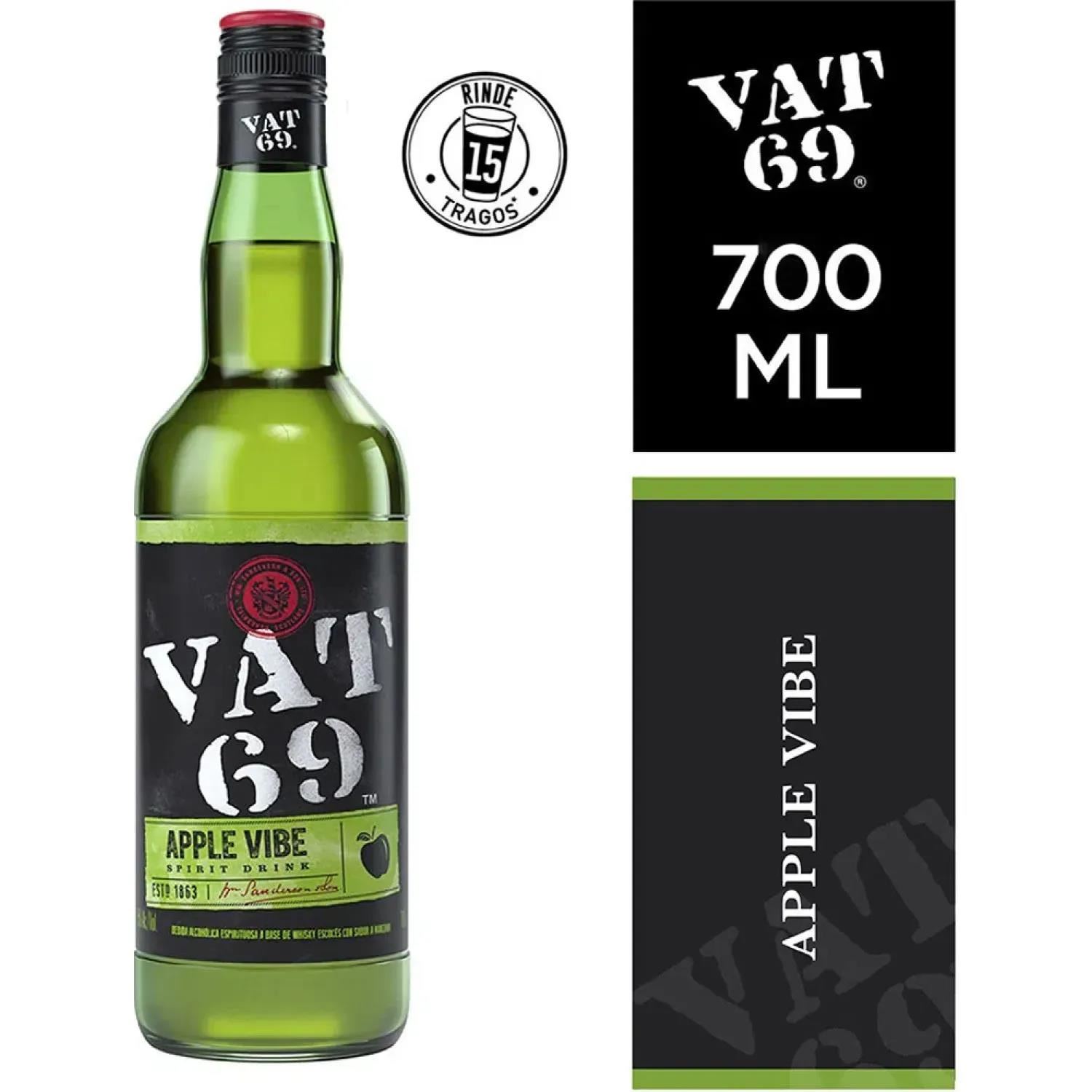 WHISKY VAT 69 APPLE 700ML