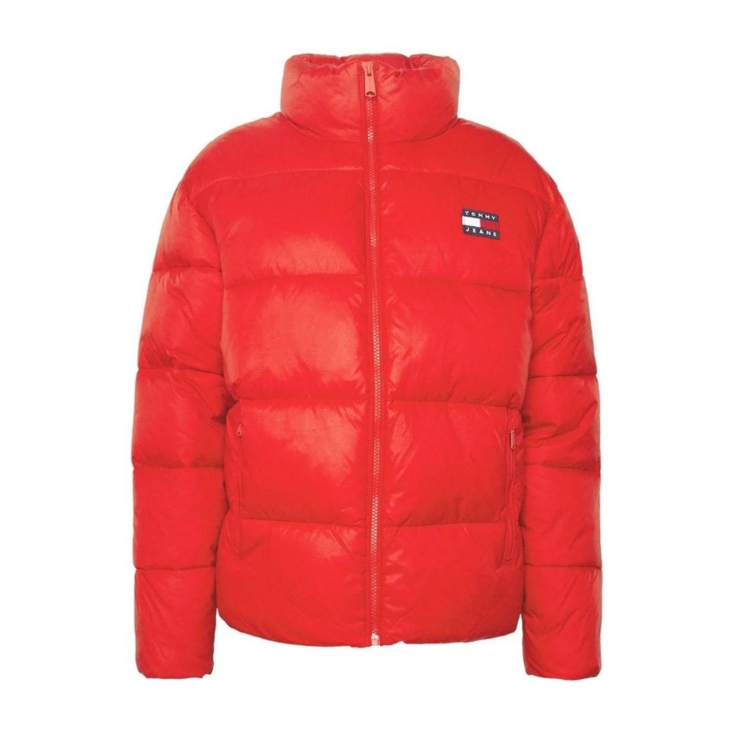 Casaca para mujer puffer tommy jeans nieve o frio intenso -15c - roja_W Generico