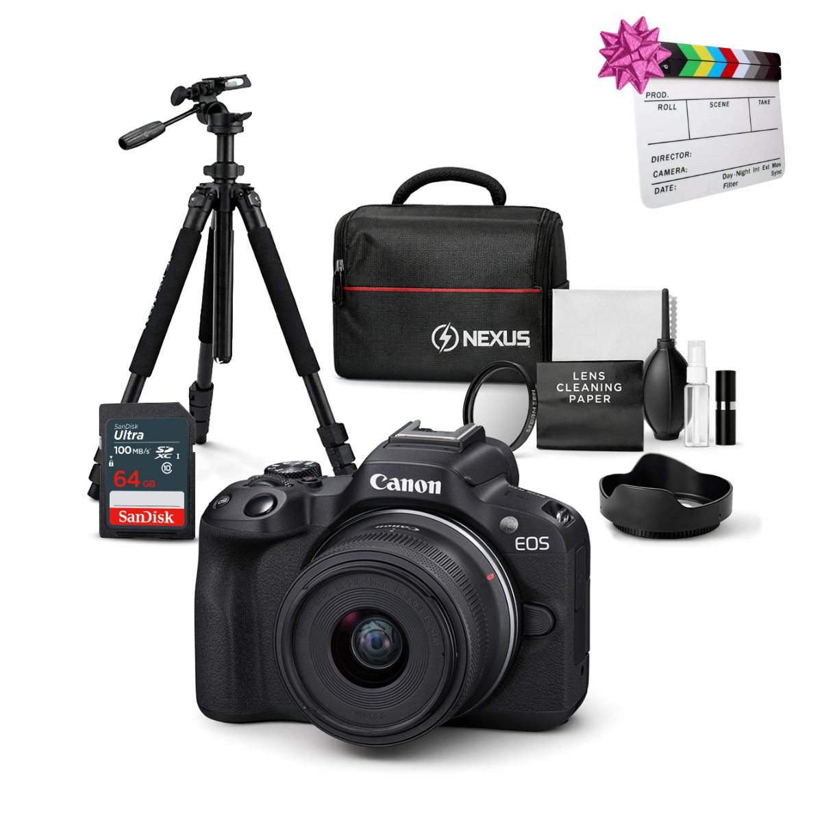 Cámara Mirrorless EOS R50 Lente RF S 18-45mm + Kit Ultimate