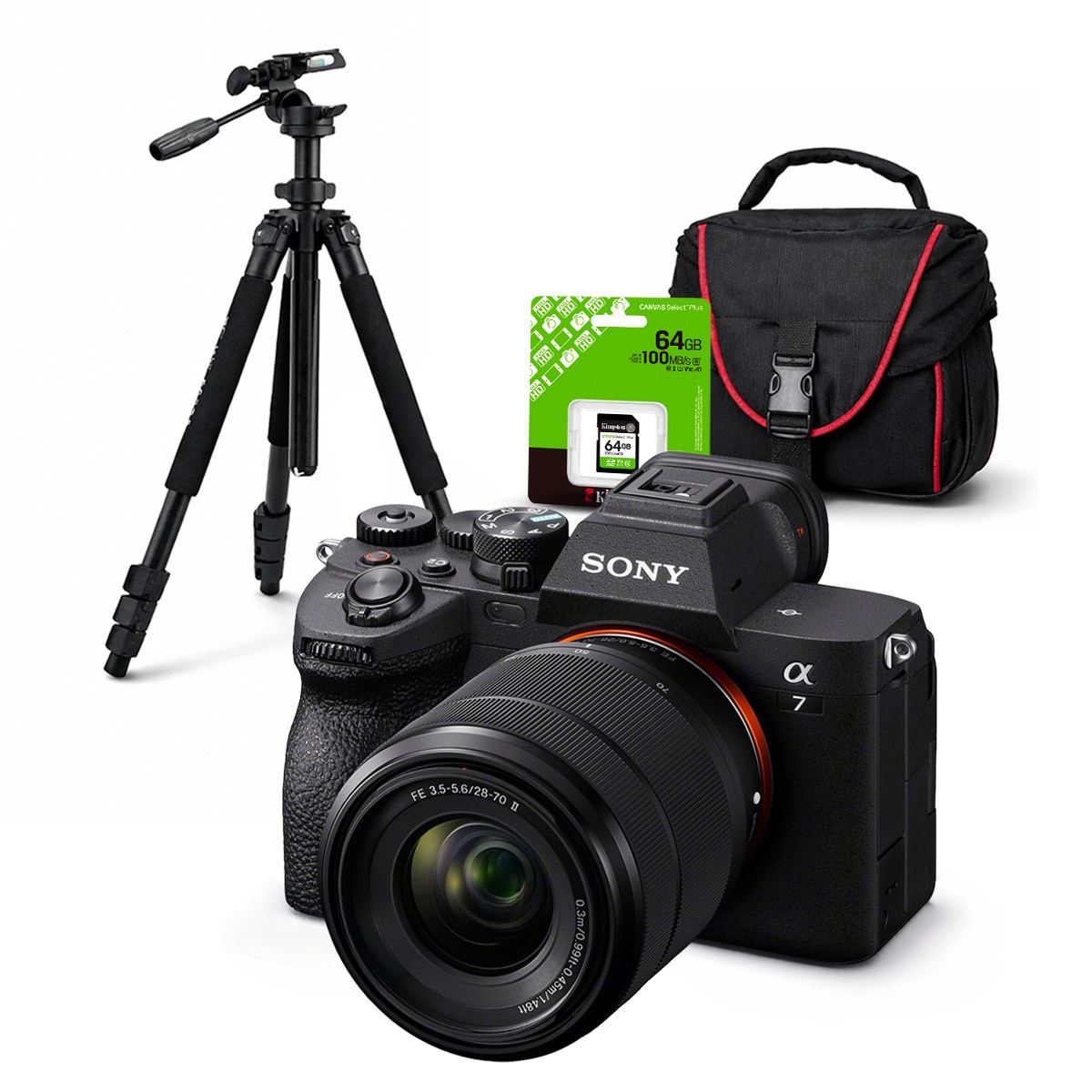 Cámara Sony Alpha a7 IV Full Frame Mirrorless + Lente 28-70mm II + Kit Deluxe