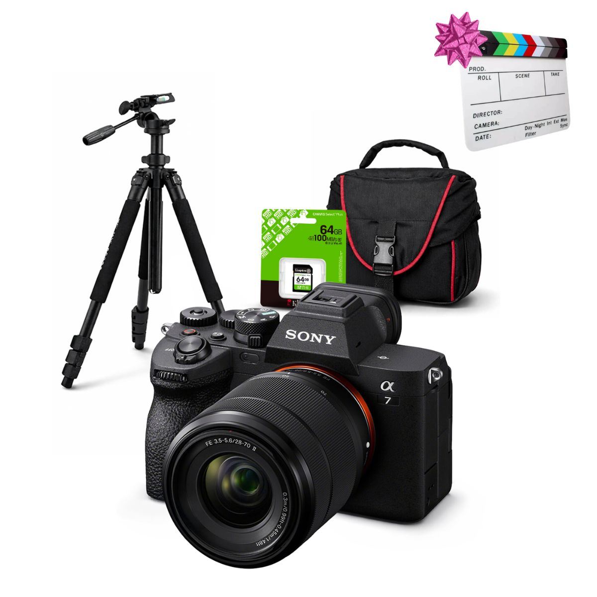 Cámara Sony Alpha a7 IV Full Frame Mirrorless + Lente 28-70mm II + Kit Deluxe