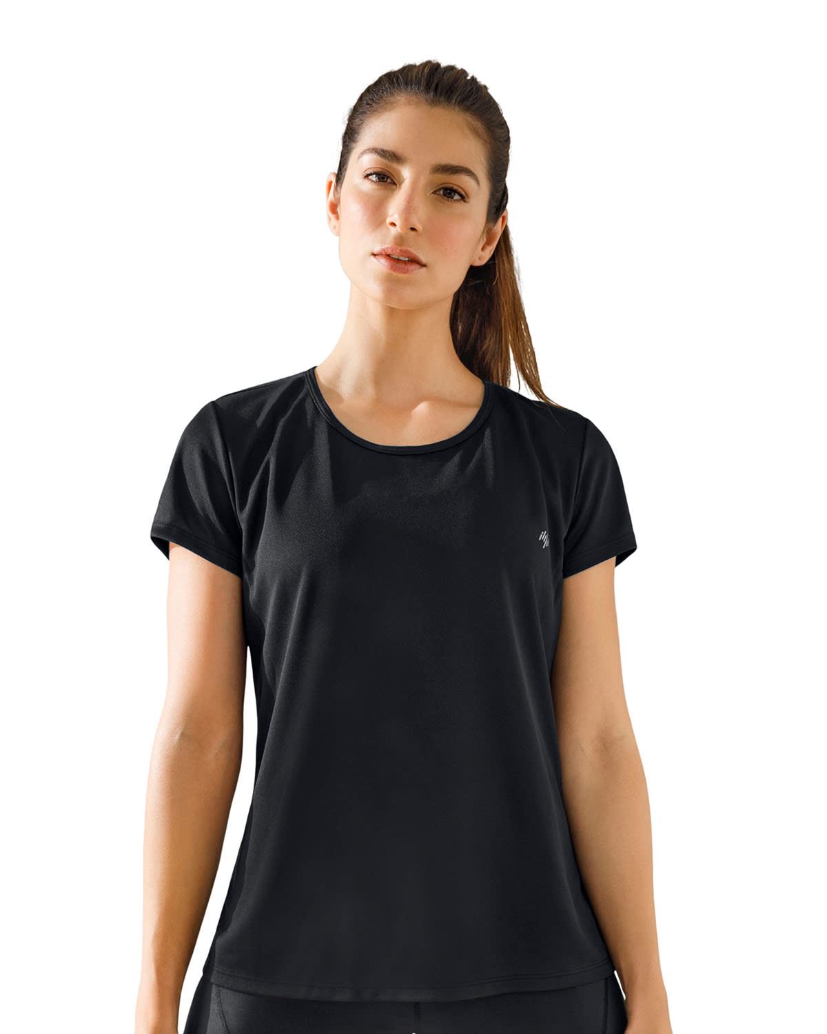 Camiseta deportiva de secado rápido y silueta semiajustada