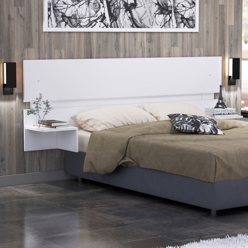 Cabecera Flotante 2 Plazas Acacia Blanco