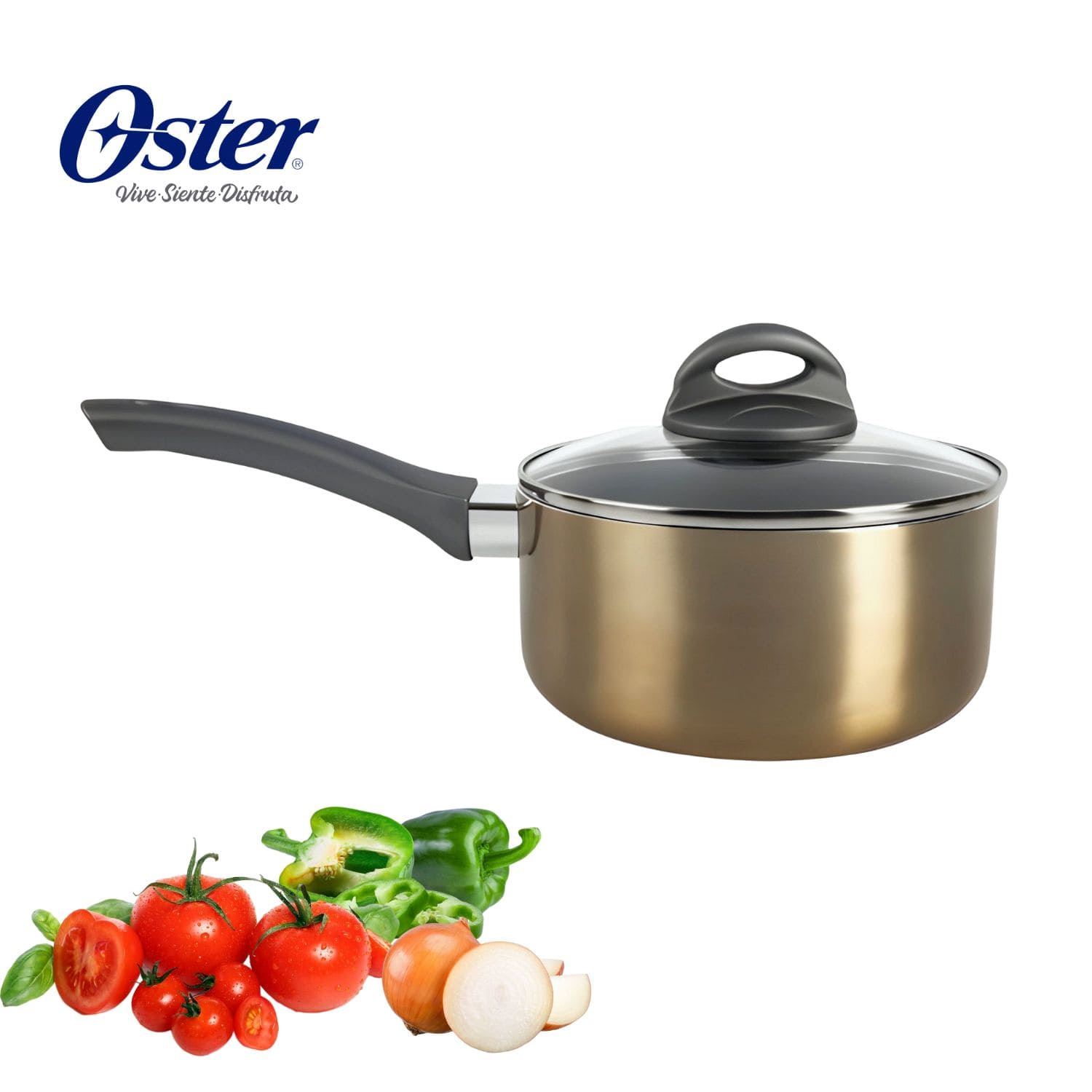 Juego de Tijeras de Cocina de 2 Piezas Acero Inoxidable Oster Huxford Color  Acero/Negro