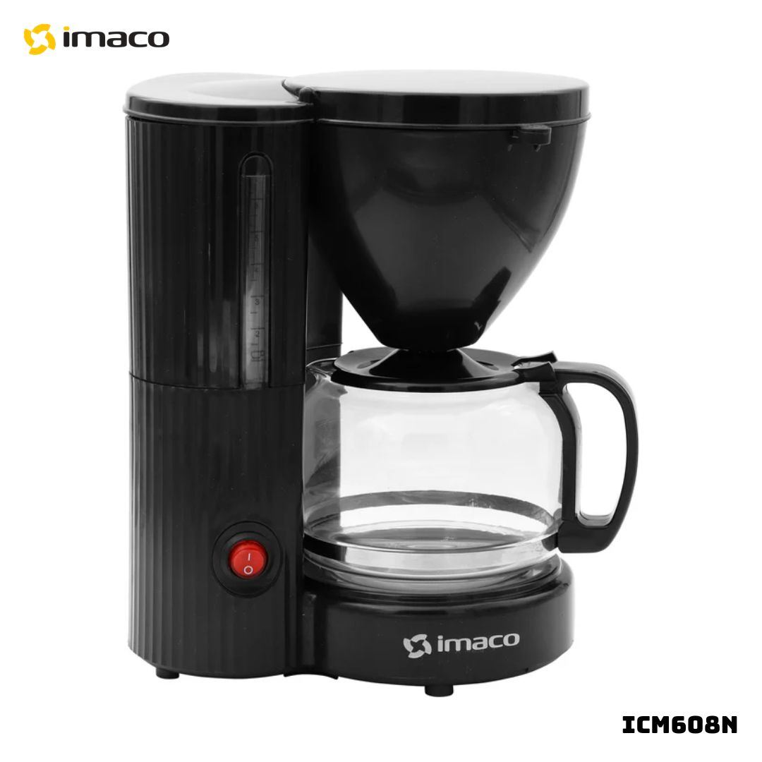 CAFETERA IMACO 6 TAZAS NEGRA - ICM608N