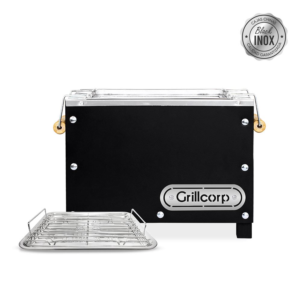 Caja China Mini Black Inoxidable | Grillcorp