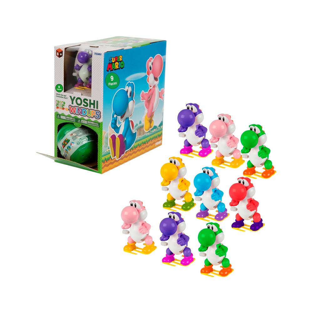 Caja Completa Super Mario Yoshi de Colores Tomy