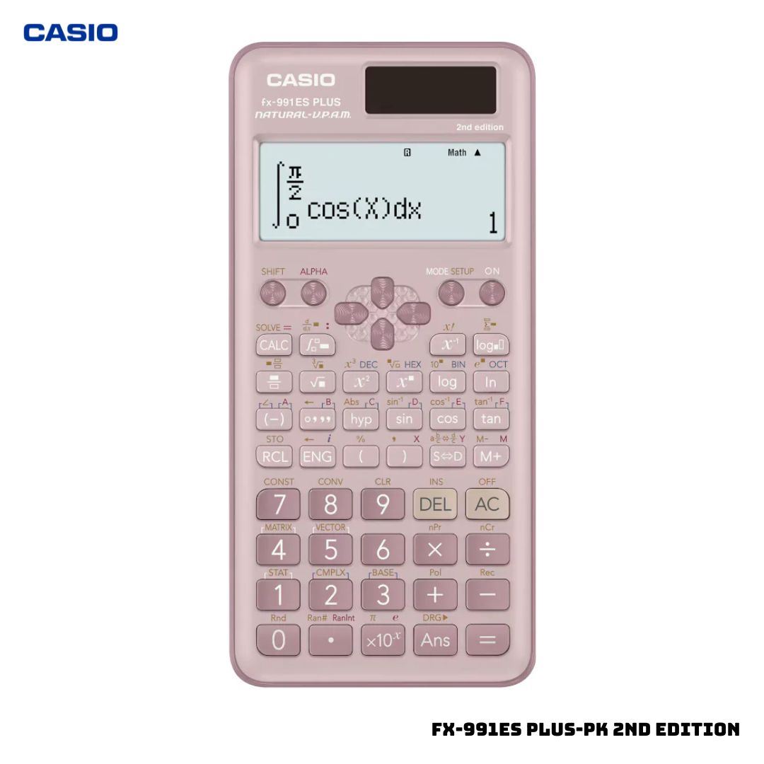 CALCULADORA CIENTIFICA CASIO FX-991ES PLUS-PK 2ND EDITION - ROSADO