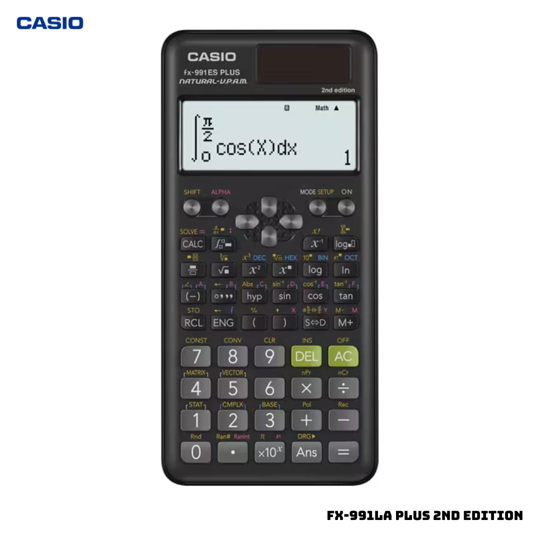 CALCULADORA CIENTIFICA CASIO FX-991LA PLUS 2ND EDITION - NEGRO