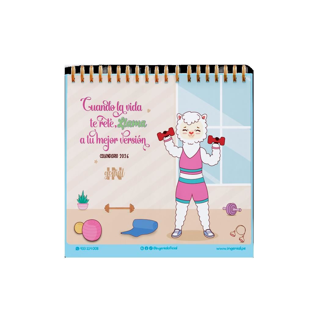 Calendario 2026 Ingenial LLAMA a tu mejor versión