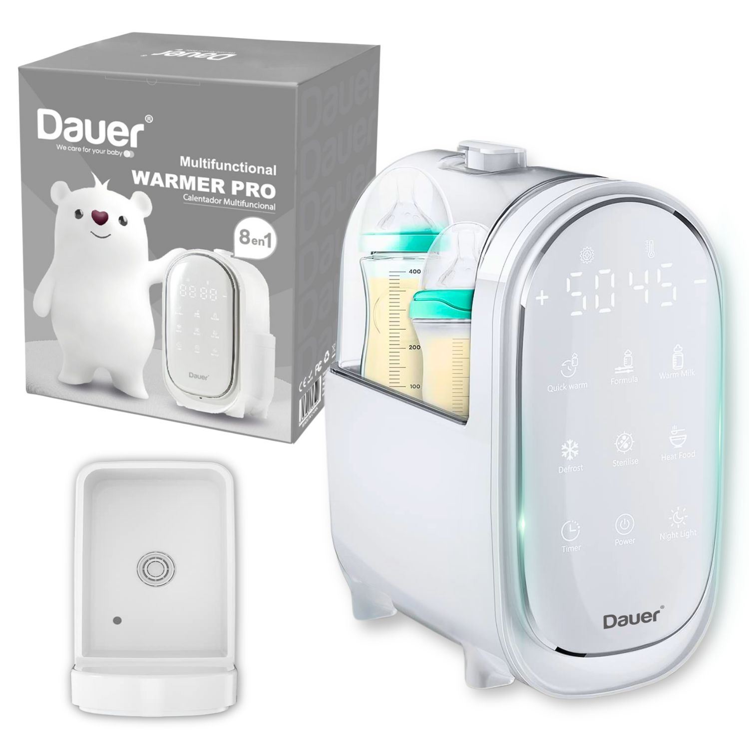 Calentador y Esterilizador 8 en 1 de Biberones Electrico Multifuncional