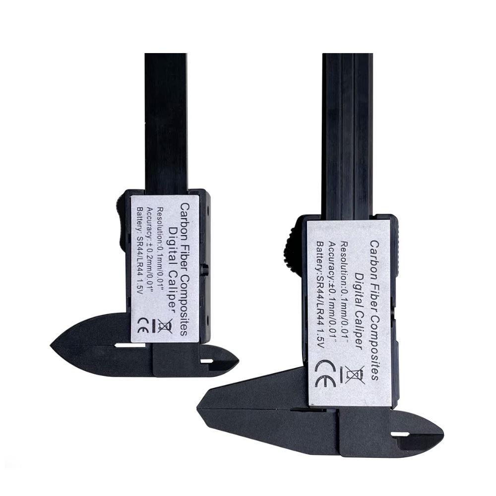 Calibrador Digital Electronico Vernier 100 mm Fibra de Carbono