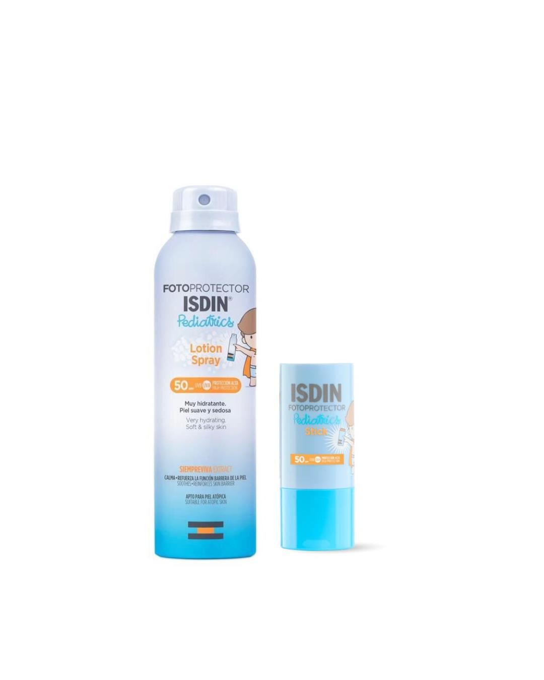 Pack ISDIN Pediatrics Protección 50+ (Barra + Spray)