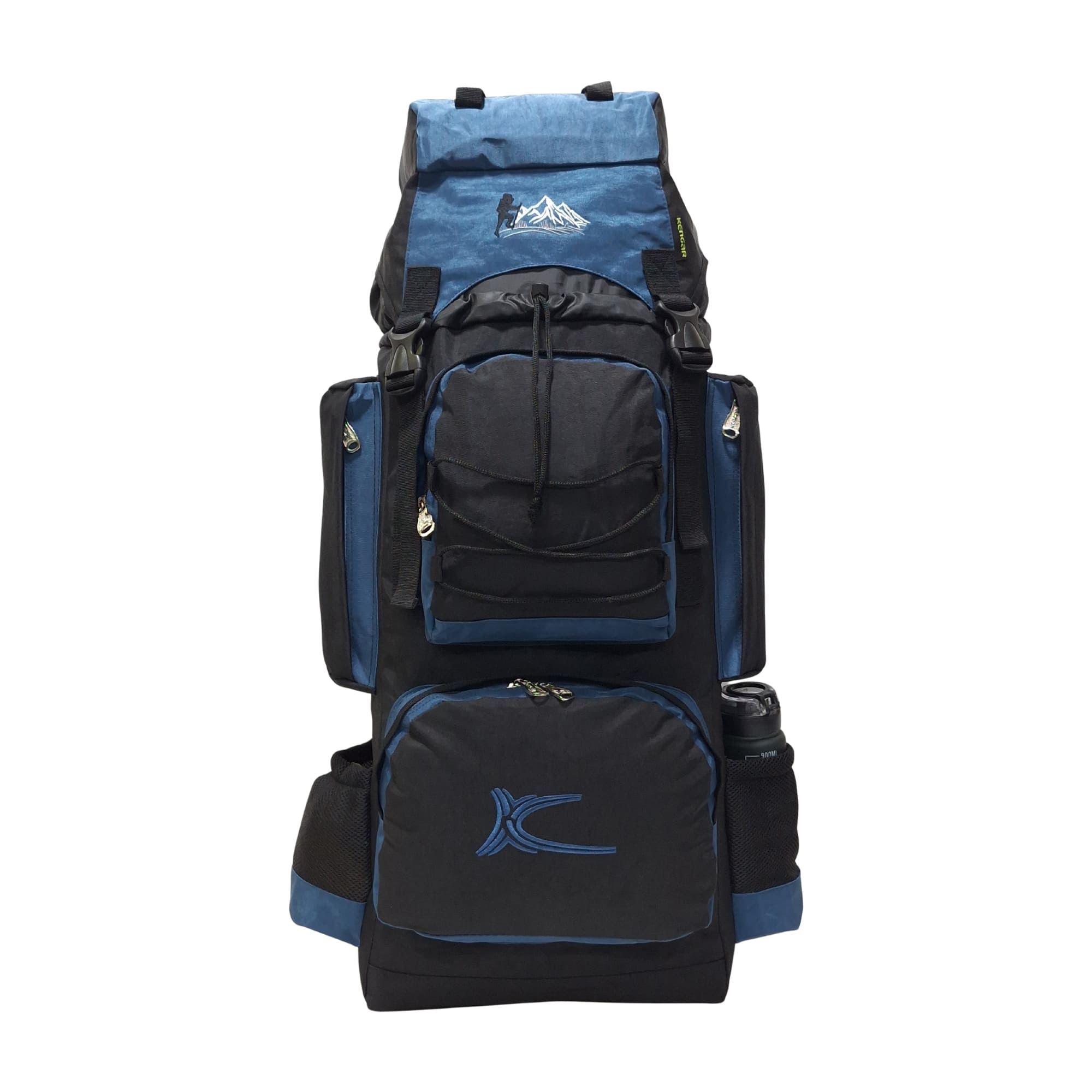 Mochila Campera Kengar Modelo N.3 Negro - Acero