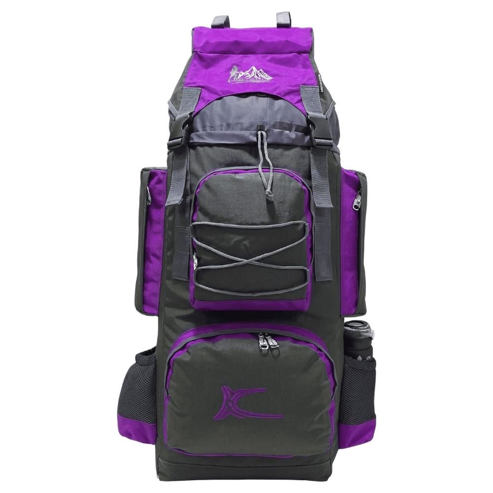 Mochila Campera Kengar Modelo N.3 Negro - Uva