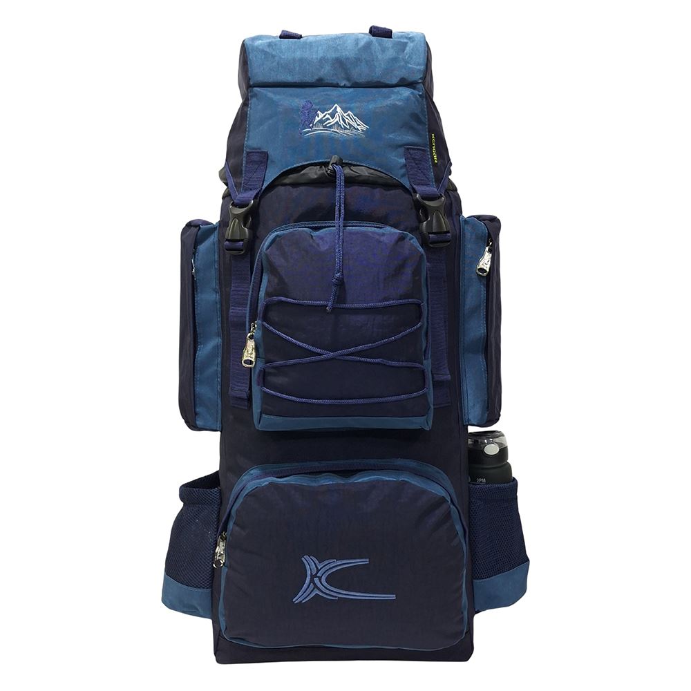 Mochila Campera Kengar Modelo N.4 Azul - Acero