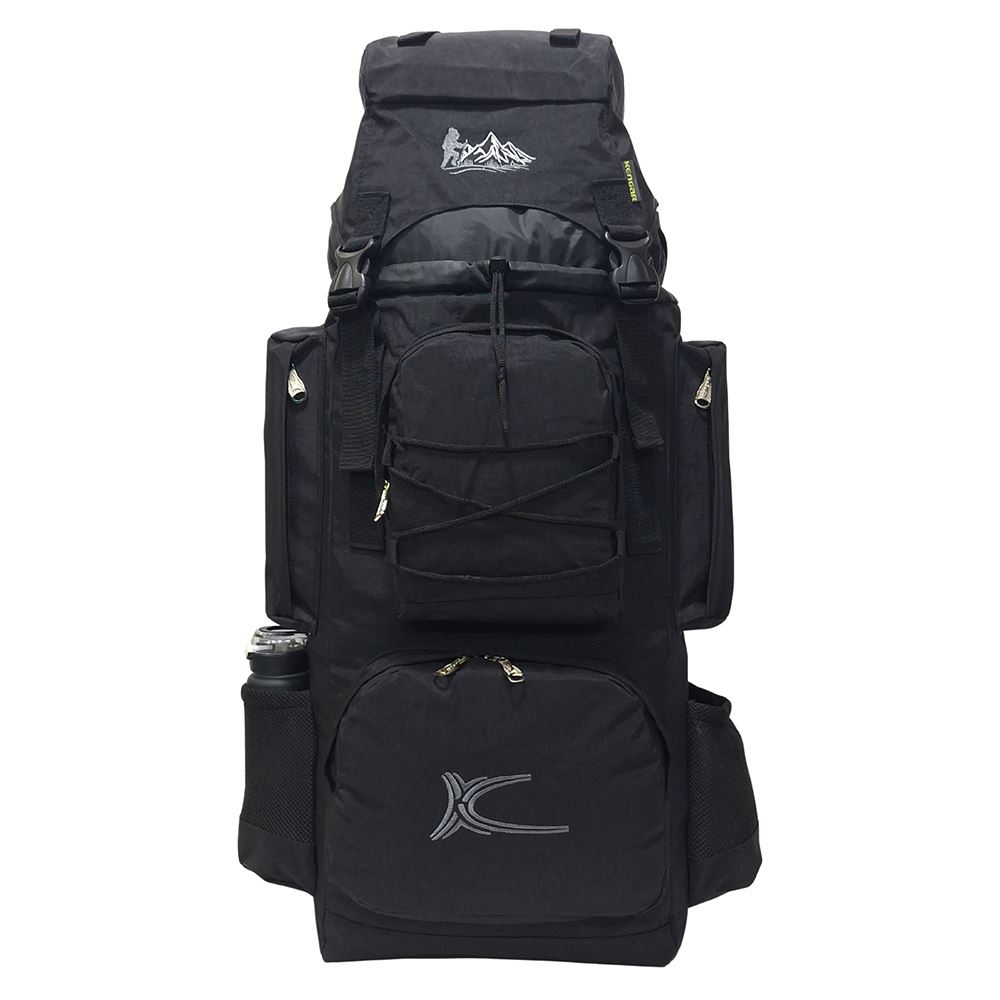 Mochila Campera Kengar Modelo N.4 Negro Entero