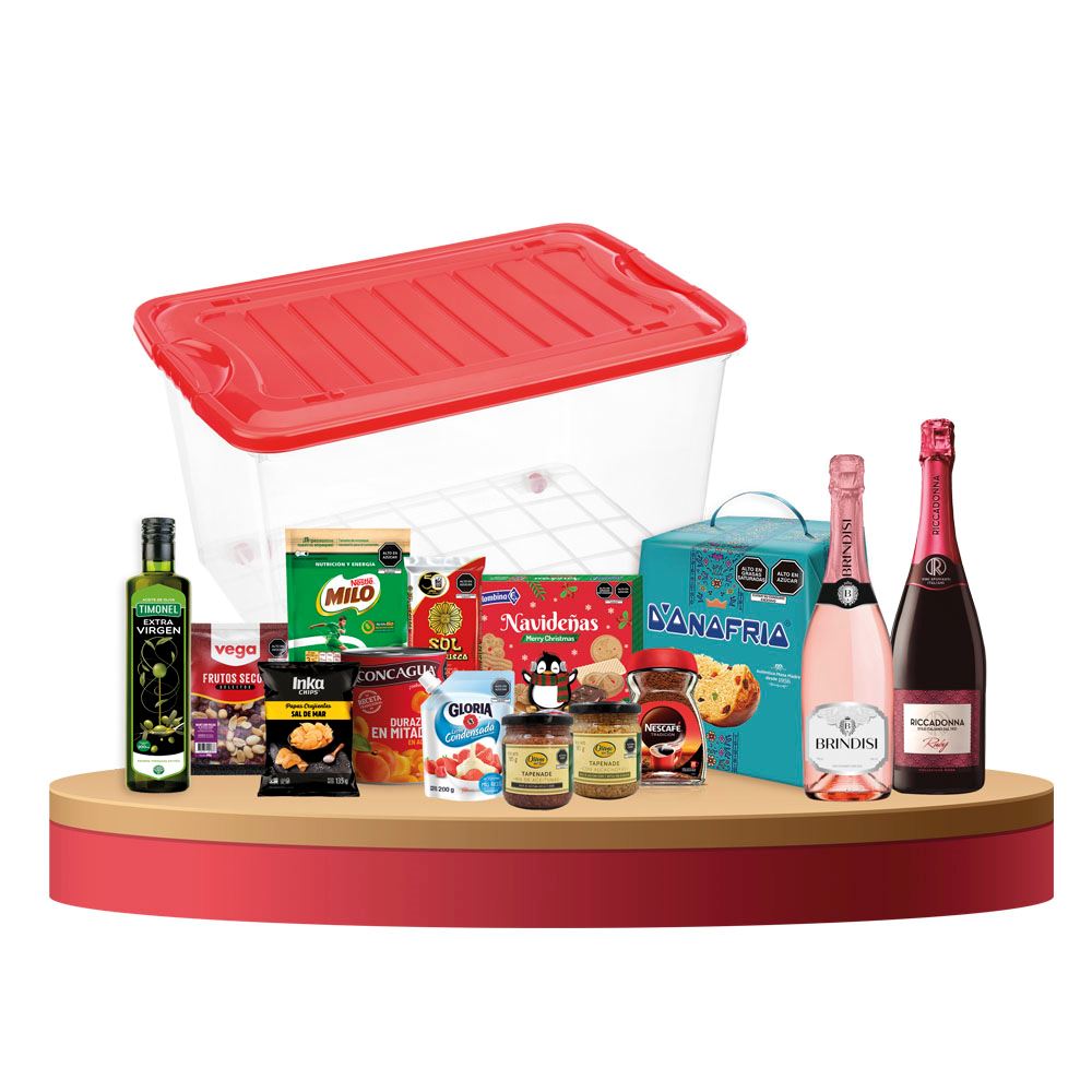 Canasta Navideña Ilusión Caja Organizadora - Vega
