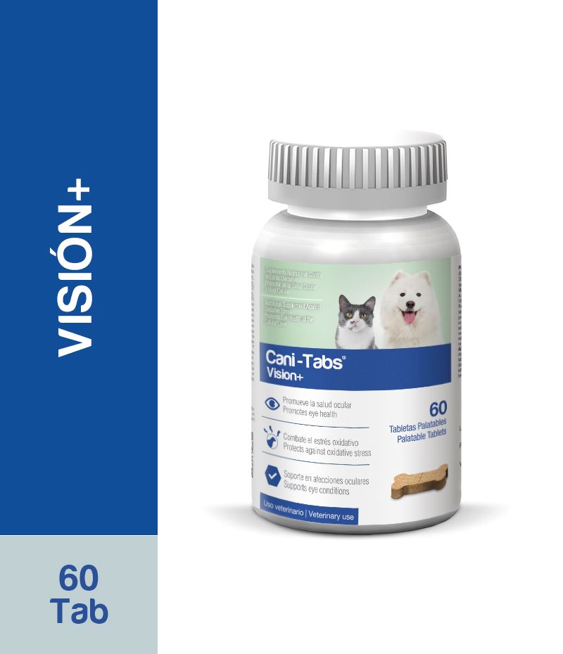 SUPLEMENTO PARA PERROS Y GATOS CANI-TABS VISION + X 60 TAB