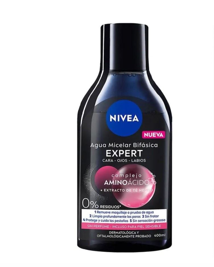 NIVEA MICELLAIR EXPERT LOCIÓN MICELAR BIFÁSICA 400ML