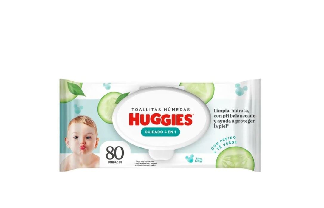 Toallitas Húmedas Huggies Cuidado 4 en 1 - 80 und