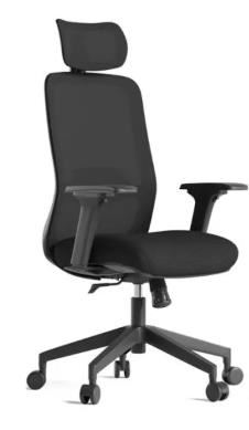 Silla Lacros C/Cabez Negro Giratoria