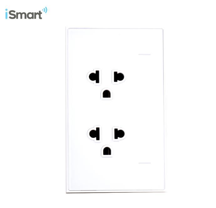 Tomacorriente doble inteligente BLANCO