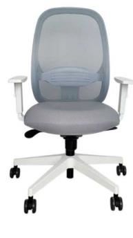 Silla Nowy Styl Eggy Lux Mesh Gris Yb094 Giratoria