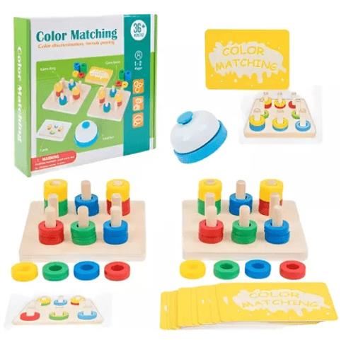 Juego de reto y agilidad - Educativo de Color con timbre