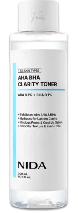 NIDA AHA BHA Clarifying Toner 200 ml