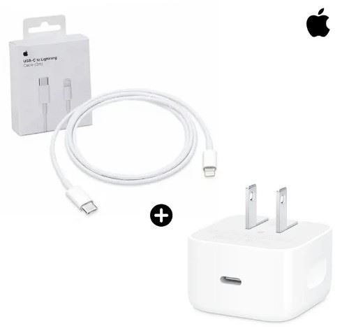 Apple - Pack cargador 40w + Cable Tipo C 2metros