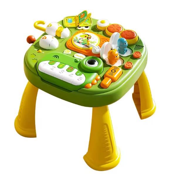 Mesa Didáctica Musical para Bebés con Luces, Sonidos y Piano Interactivo