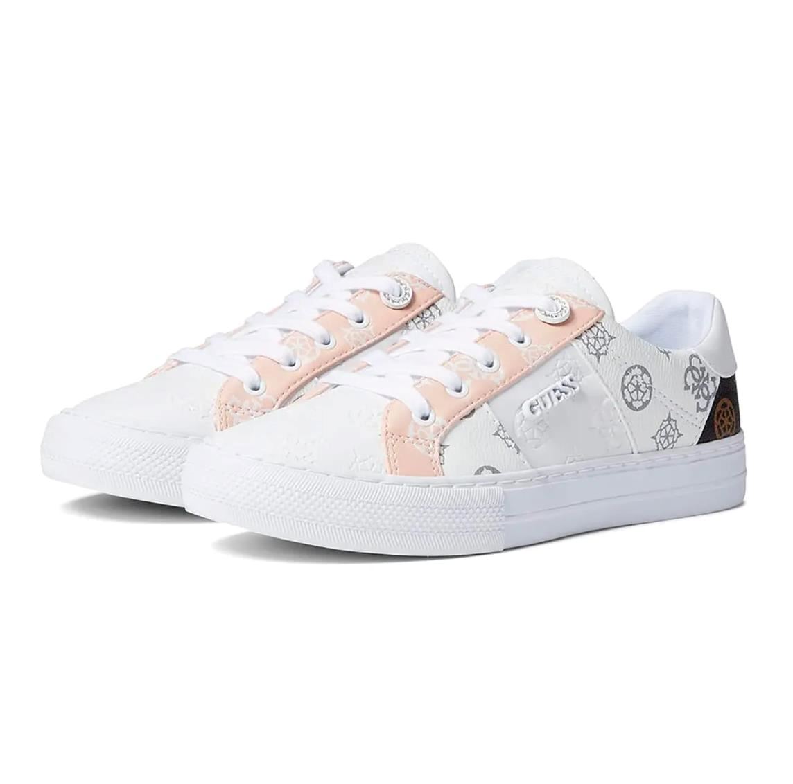 Zapatillas Guess Mujer Loven Urbanas Rosa Blanco - Talla 39.5