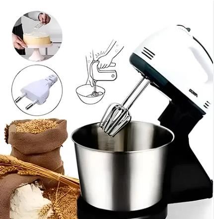 Batidora de Pedestal Boma 200 W con Bowl de Acero Inoxidable