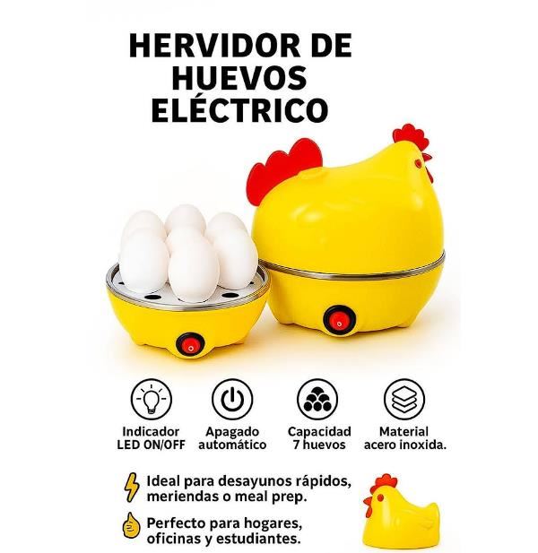 Hervidor de huevos 7 pcs