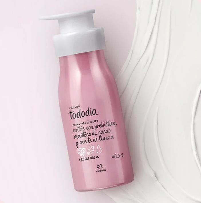 Tododia Crema nutritiva para el cuerpo frutas rojas 400 ml