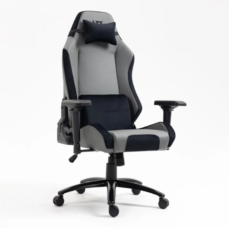 Silla Gamer Premium Escritorio Ergonómica Versus V-40 Gris