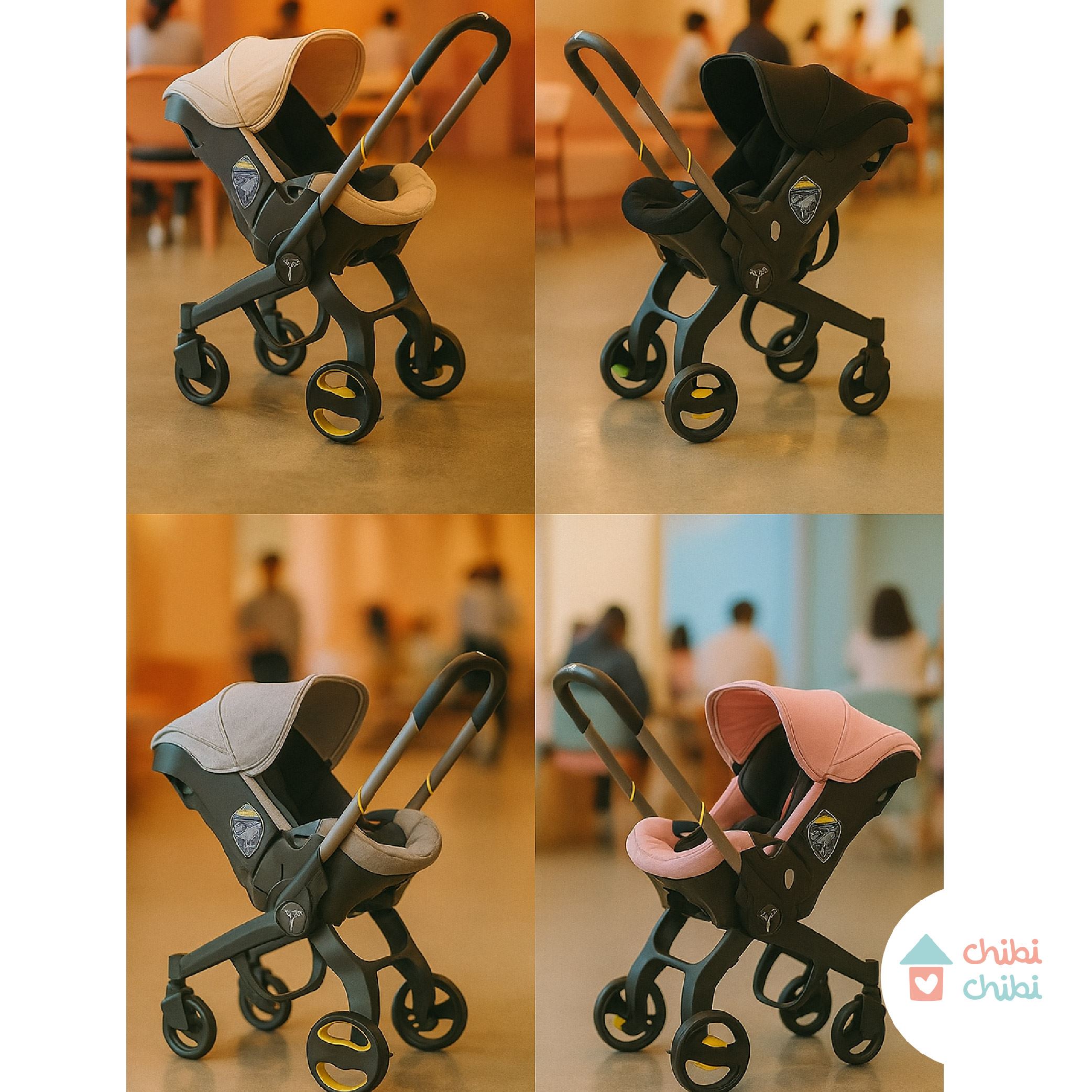 COCHE CAR SEAT -Negro/gris