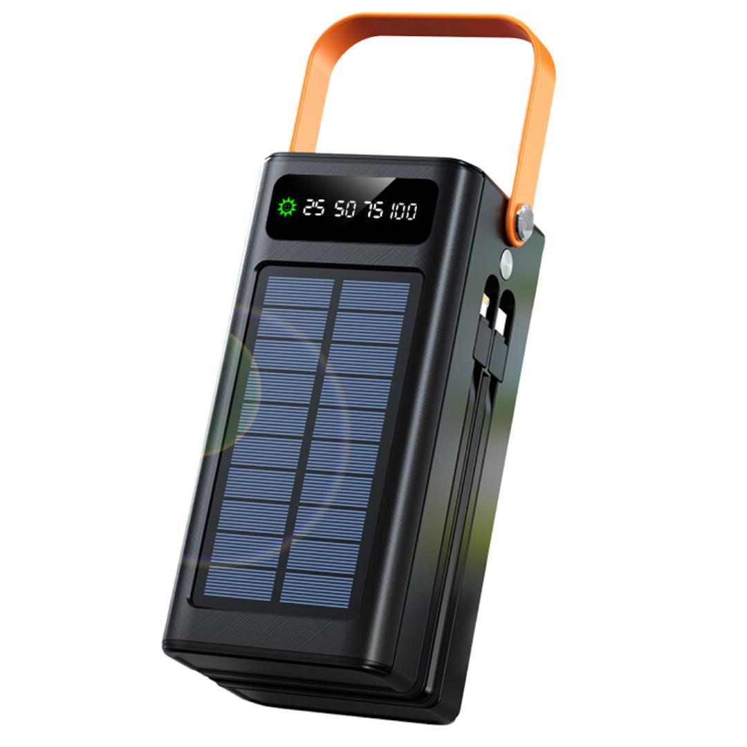 Cargador Con Panel Solar 60000mAh Bossney Carga Rápida BS-E5724