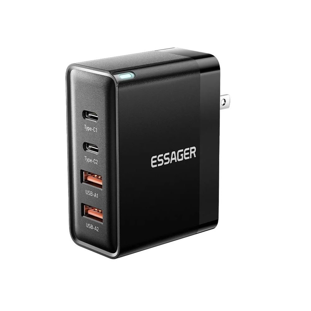 Cargador Essager 100W GaN USB tipoC QC carga rápida 4,0 IOS Android US