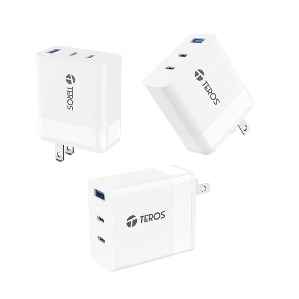 Adaptador de Corriente Teros TE-70207W GaN PD 65W Blanco