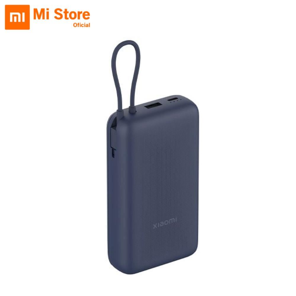 Xiaomi Cargador Portatil 33W Power Bank 20000mAh Cable Integrado GL - Azul