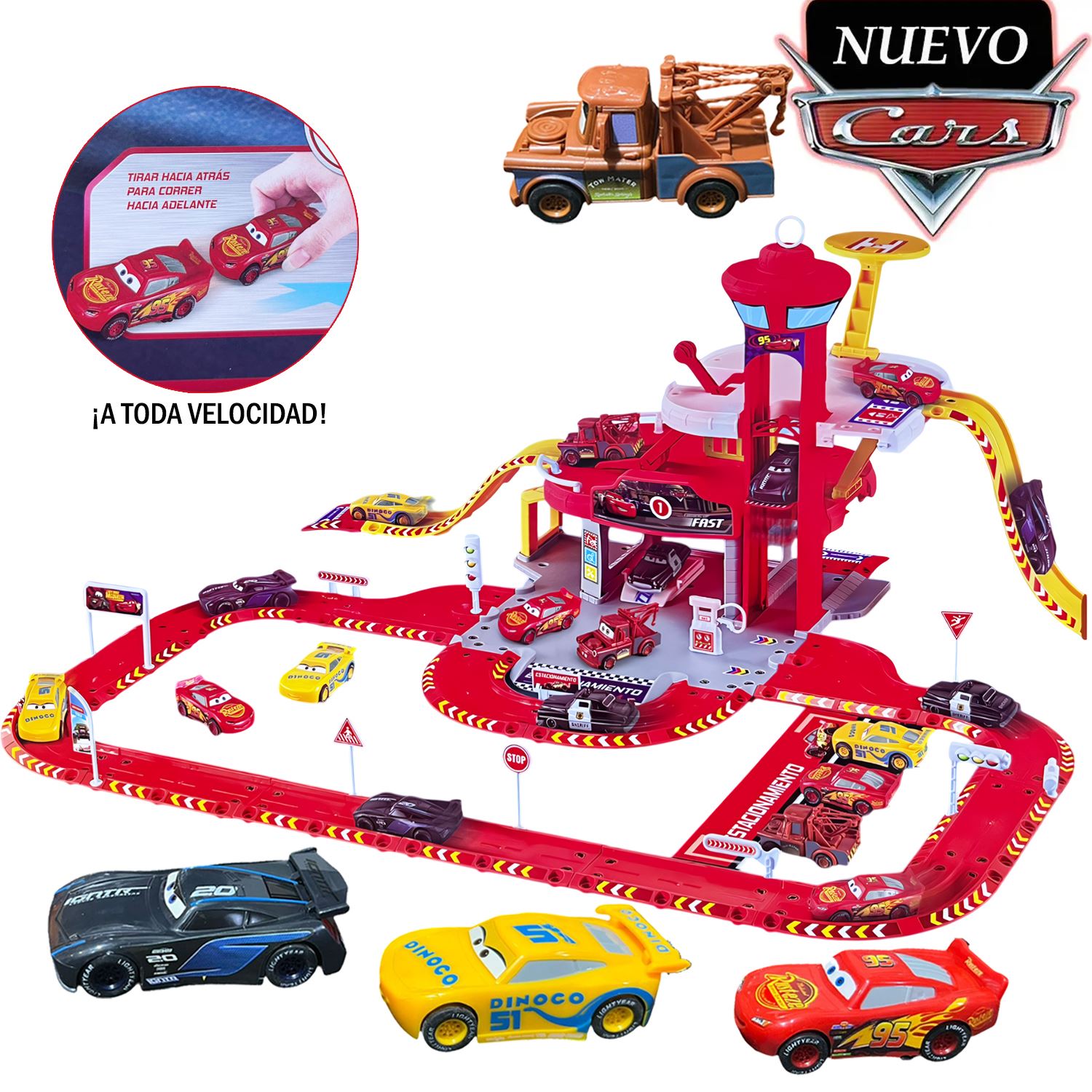 Juguete Pista de Estacionamiento CARS 6714